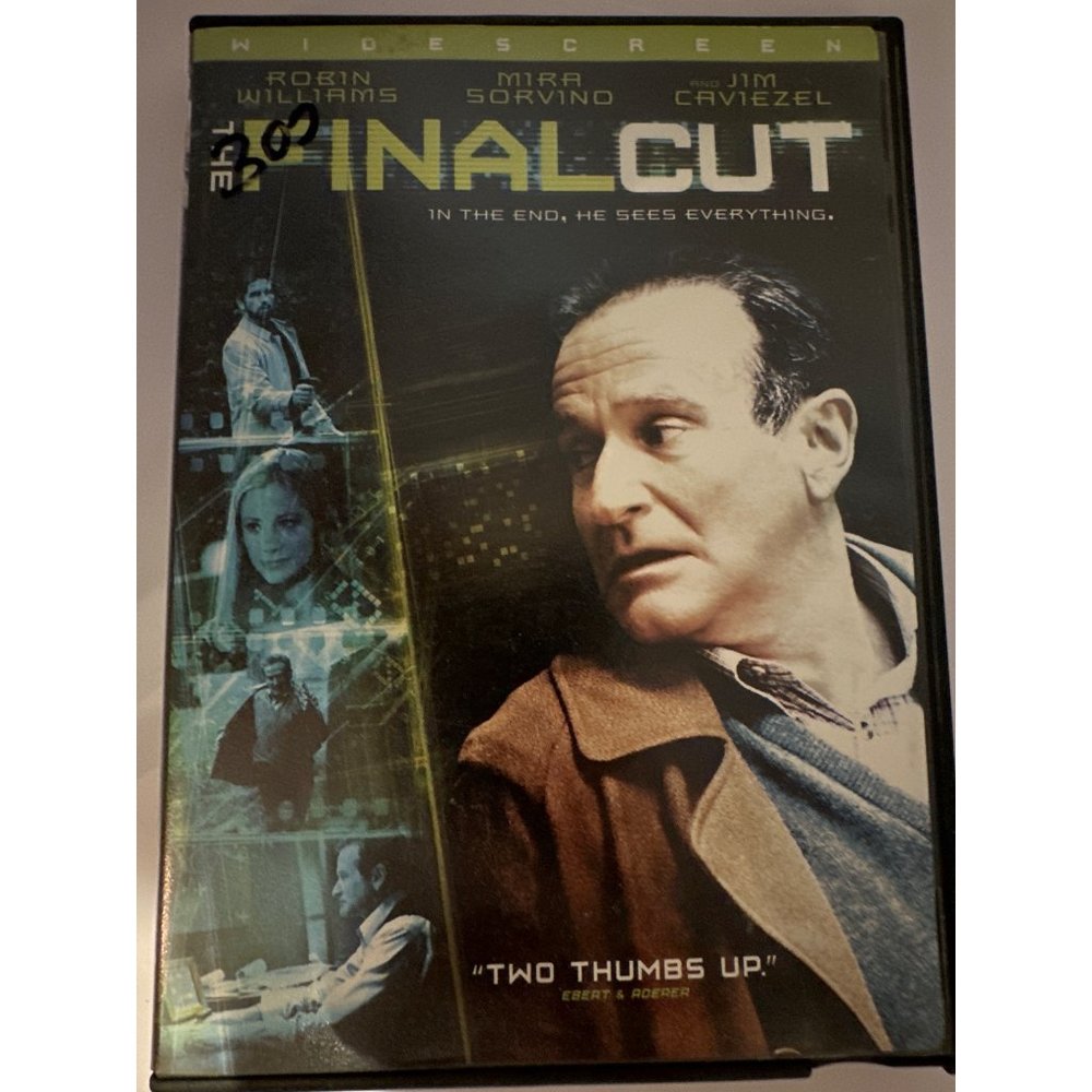 The Final Cut DVD Robin Williams Special Features Sci Fi Thriller Movie Night